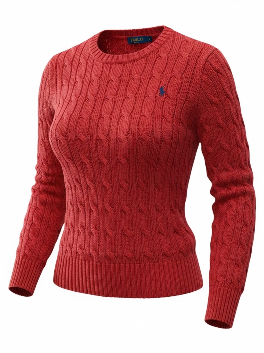 Ralph-lauren Women's Red and Navy Jumper - Picture 1 of 5